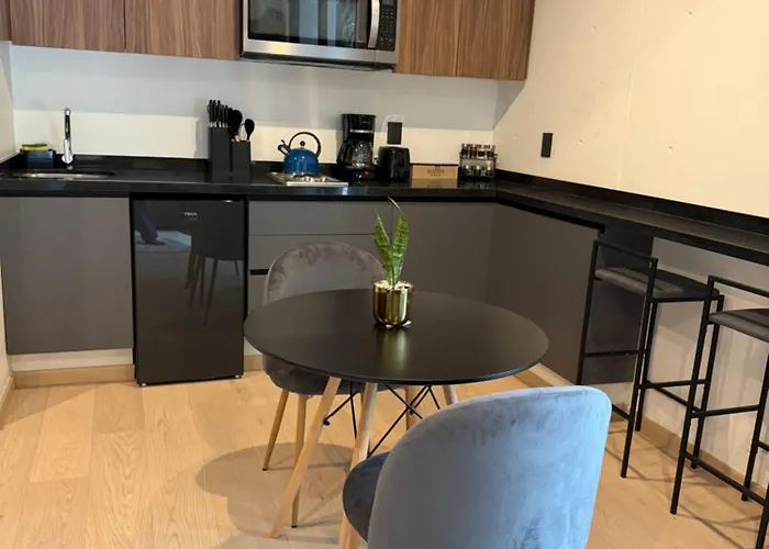 Hotel Bc102 Roma Loft With Balcony, Fast Wifi & Terrace Mexiko-Stadt